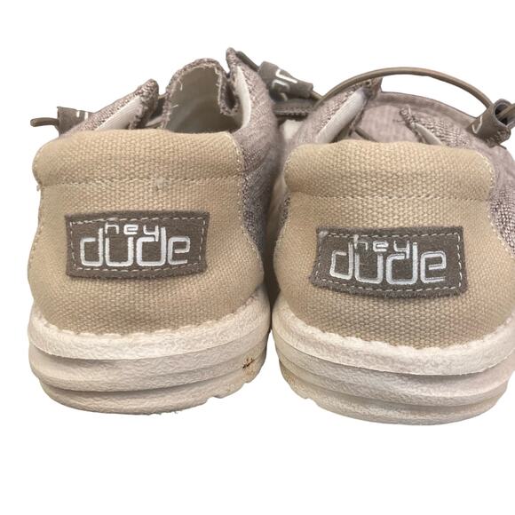 Hey Dude Shoes Tan Wally‎ Woven Size 9 - Picture 4 of 8